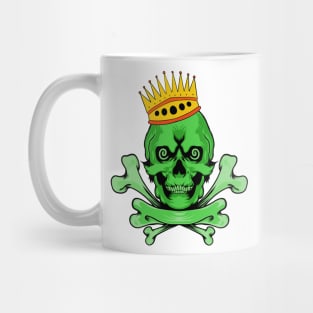 Green Skull Queen Mug